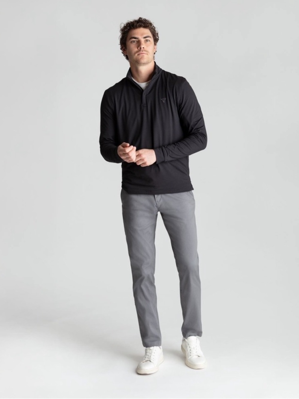 Birddogs Chino Pants 38 X 30 Gray Stretch Performance Unlined
